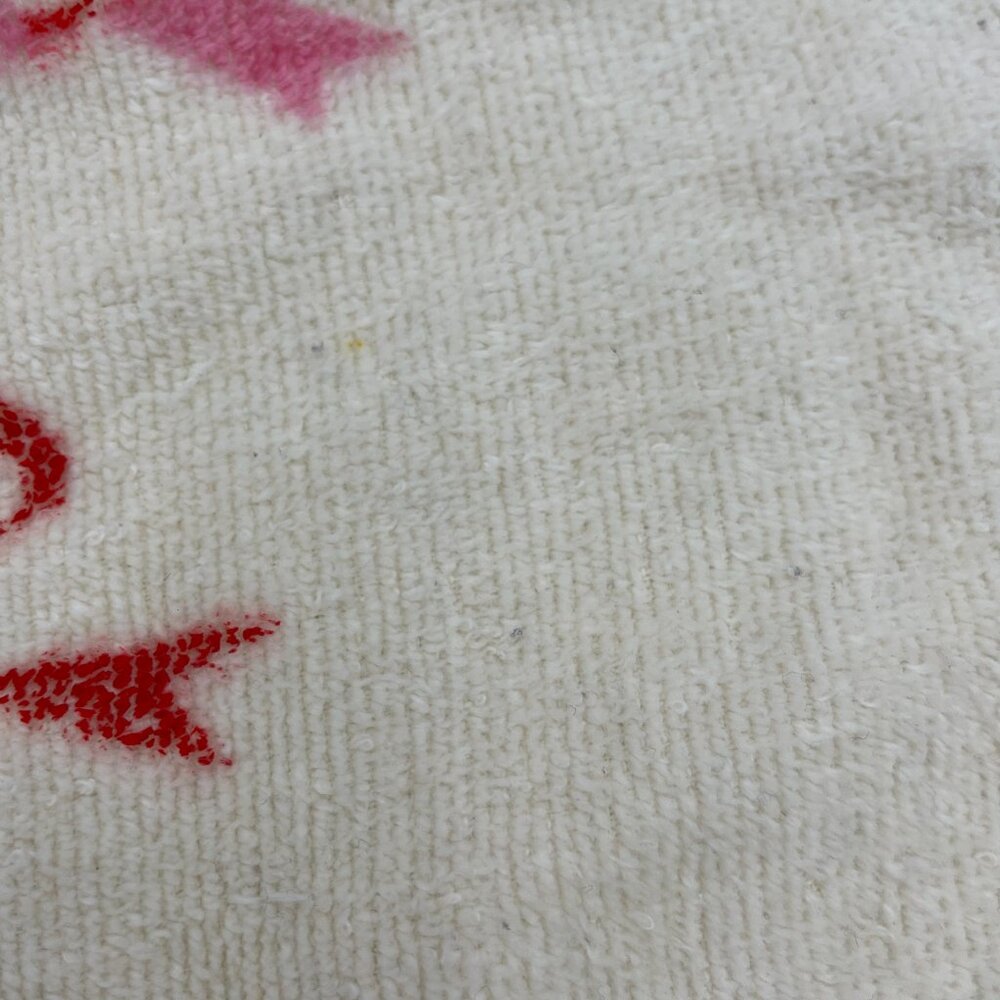 Vintage Chinese Hand Towel‎ Fairy Bear Animal I Love You Cute Twee Whimsy Kitsch - Picture 6 of 8